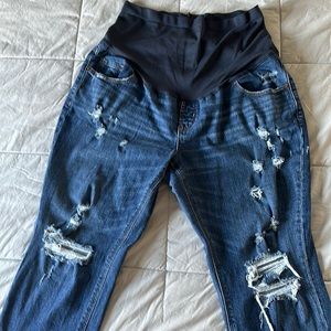 Maternity Boyfriend jeans full panel